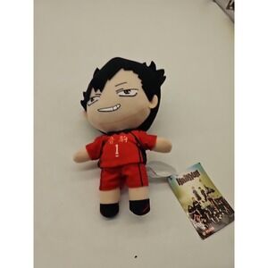 Cute Haikyuu!! Tetsuro Kuroo Doll Plush‎ Keychain Strap Tag